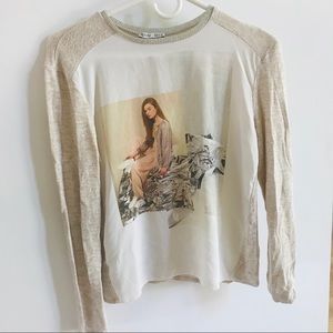 Zara Graphic Sweater